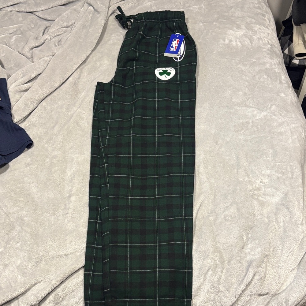 NBA Celtics Plaid Pajama Pants Brand new with tags